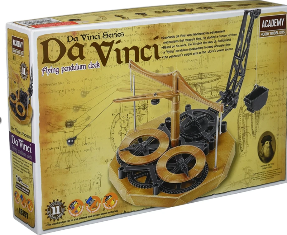 ACADEMY Da Vinci Machines Series Flying Pendulum Clock - #18157