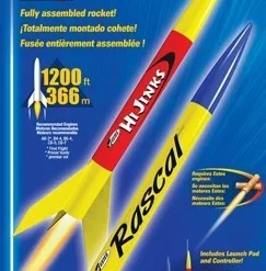 ESTES 1499 RASCAL & HI JINKS BEGINNER MODEL ROCKET LAUNCH SET