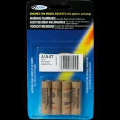 ESTES 1510 13MM MINI-ENGINE A10-0T (4 EA) (UN0432 1.4S DG) Rocket Engine