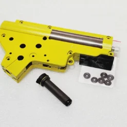 Retroarms Yellow Cerakoted CNC V2 Gearbox Kit For Gel Blaster