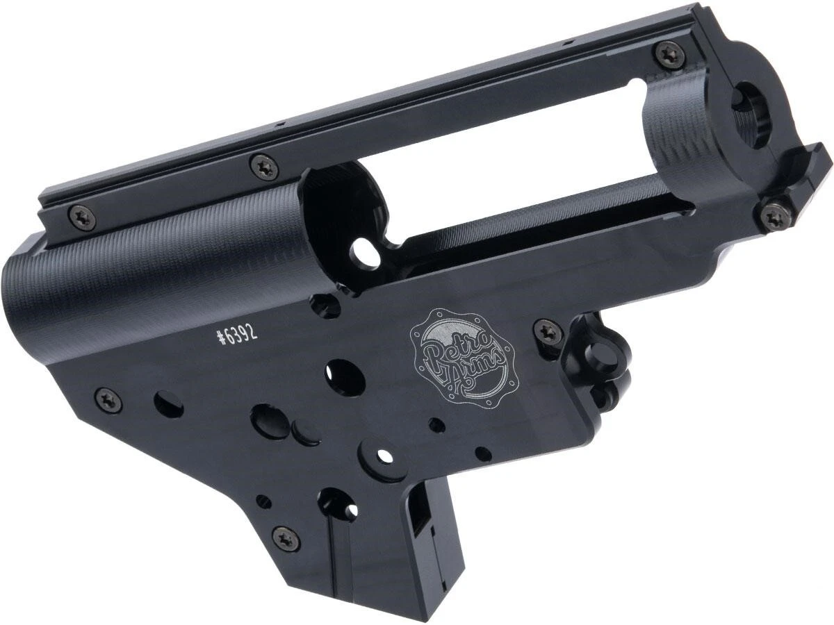 Retroarms Black Gearbox For HPA Gel Blasters