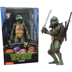 NECA Teenage Mutant Ninja Turtles (1990) - Leonardo 7” Action Figure