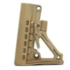 M16 M4 Tan Buttstock For Gel Blaster