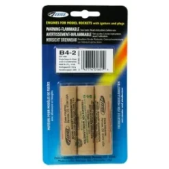 ESTES 1601 18MM STANDARD ENGINE B4-2 (3 EA) (UN0432 1.4S DG) ROCKET