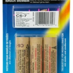 ESTES 1615 18MM STANDARD ENGINE C6-7 (3 EA) (UN0432 1.4S DG)ROCKET