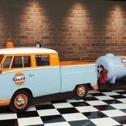 Greenlight 1:24 DDA VWPICKUP & OIL TANK TRAILER GULF LIVERY DDA79610