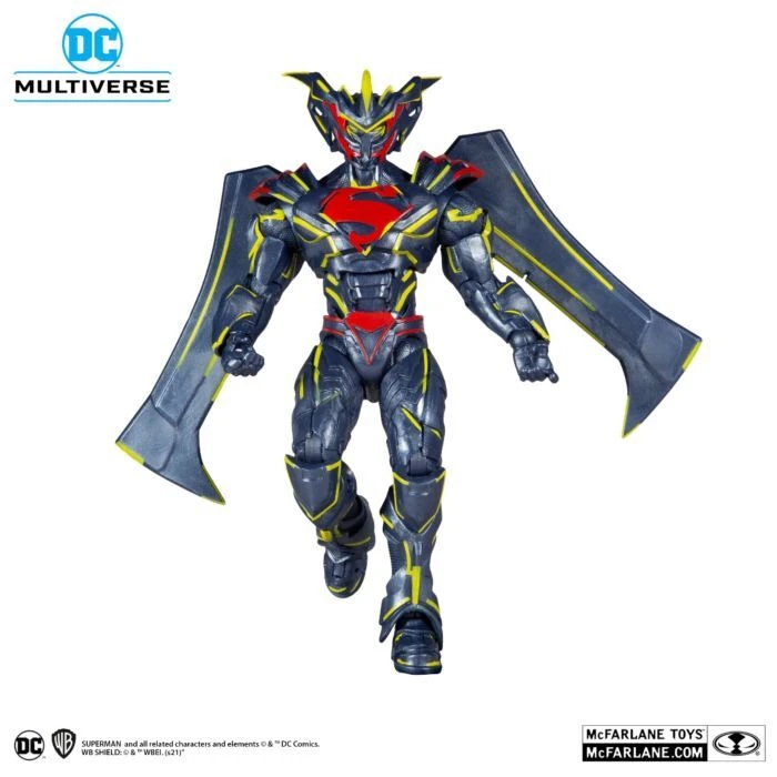 Superman - Superman Energized Unchained Armor Gold 7" Action Figure - Image 5