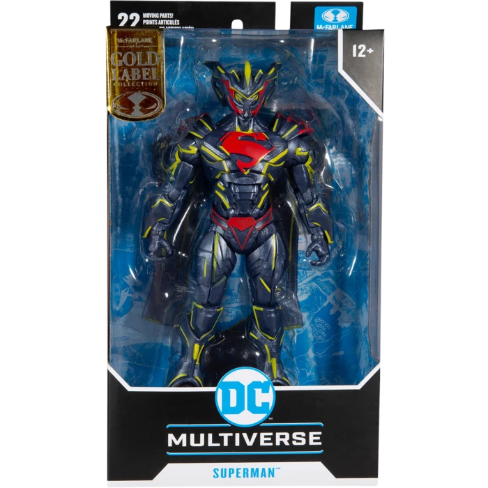 Superman - Superman Energized Unchained Armor Gold 7" Action Figure