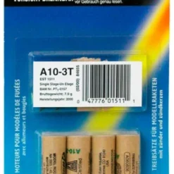 ESTES 13MM MINI-ENGINE A10-3T (4 EA) (UN0432 1.4S DG) 1511 Rocket