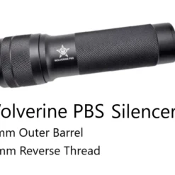 Wolverine PBS Universal Metal Silencer For Gel Blasters