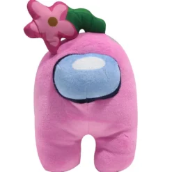 Among Us Plush Buddy - Pink With Flower