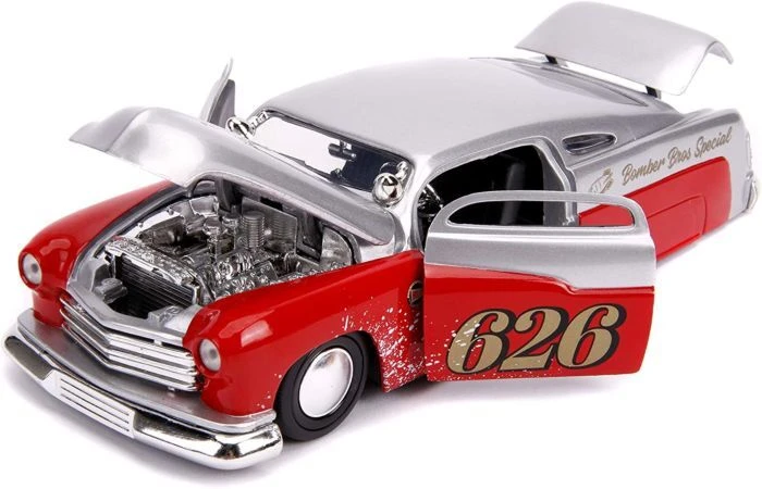 Jada Toys Big Time Muscle - Mercury 1951 Silver 1:24 Scale Diecast Vehicle - Image 5