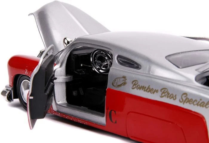 Jada Toys Big Time Muscle - Mercury 1951 Silver 1:24 Scale Diecast Vehicle - Image 7