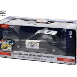 Greenlight GL85523 1:24 2008 Ford Crown Victoria Police Interceptor California Highway Patrol Hot Pursuit