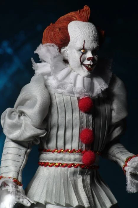 NECA It (2017) - Pennywise 8" Clothed Action Figure - Image 4