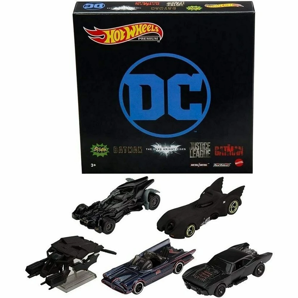 Hot Wheels Hotwheels 1/64th 5 Car HGRM17 2021 Batman Premium 5pc Bundle