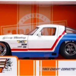 JADA Big Time Muscle - Chevy Corvette Stingray 1963 1/24th Scale Die-Cast Vehicle Replica
