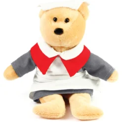 Little Aussie WW1 Nurse Bear ANZAC Teddy Plush
