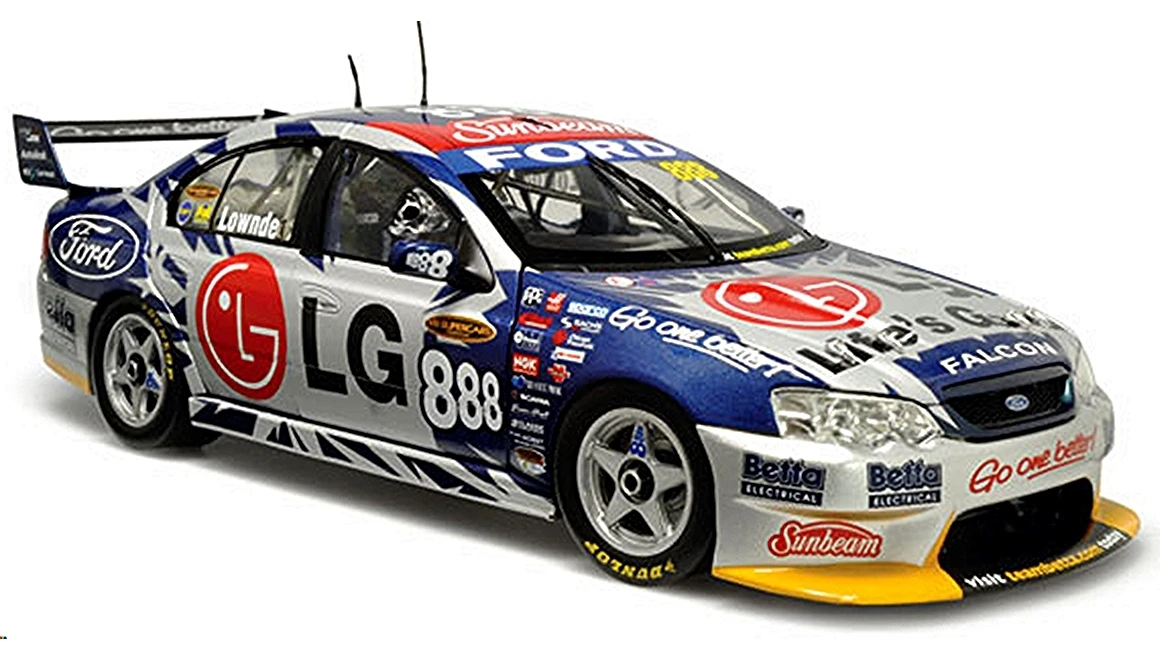 Greenlight Craig Lowndes' 2005 Ford BA Falcon 1:18 Scale Limited Edition Diecast Model