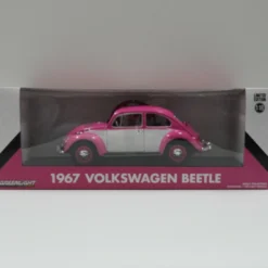 1:18 1967 Volkswagen Beetle (Pink & White) Greenlight